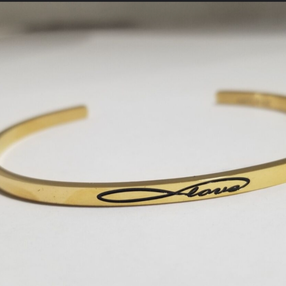 Mantraband Love Bangle Bracelet